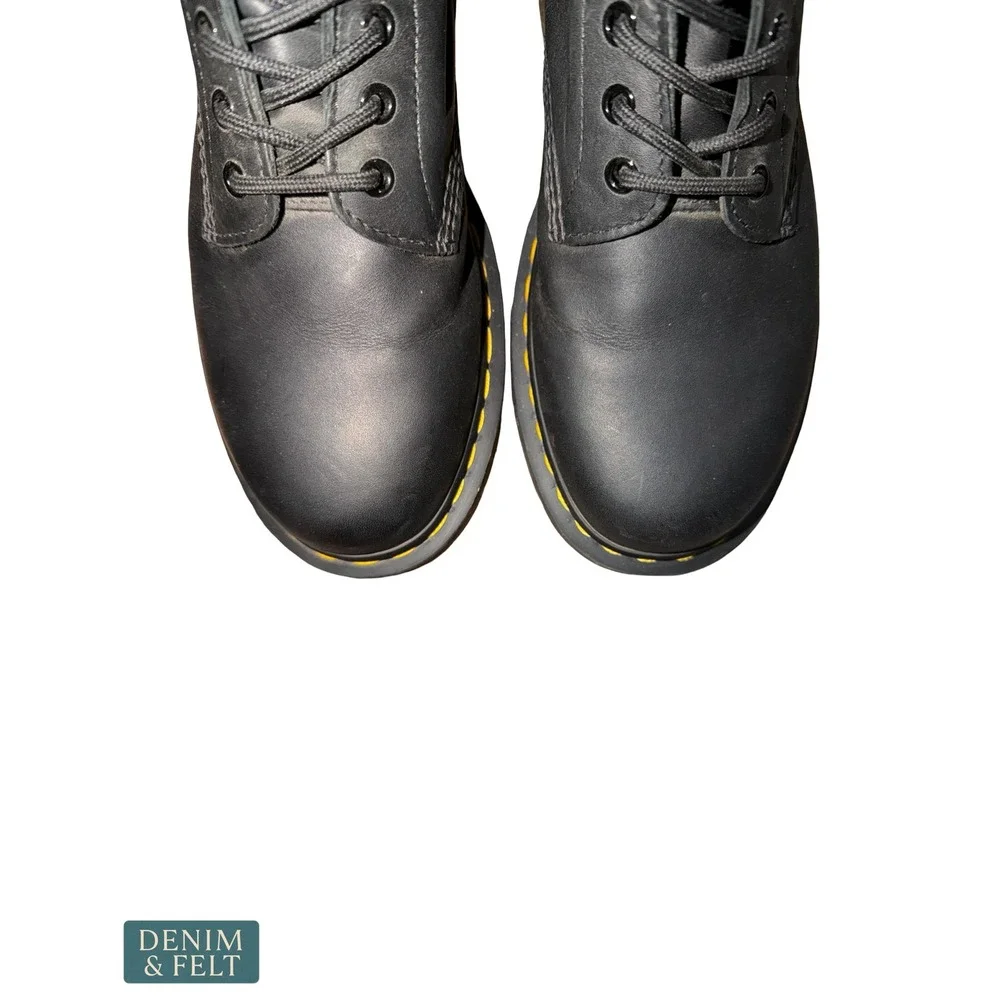 NEW Dr. Martens 1460 Smooth Leather Lace Up Boots Black W 10 M 9